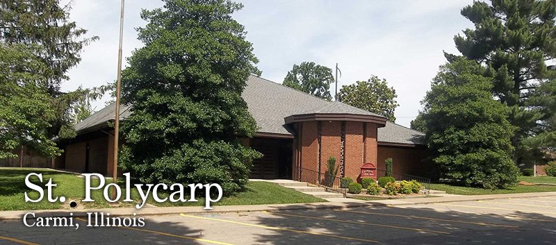St. Polycarp Church, Carmi, Illinois card