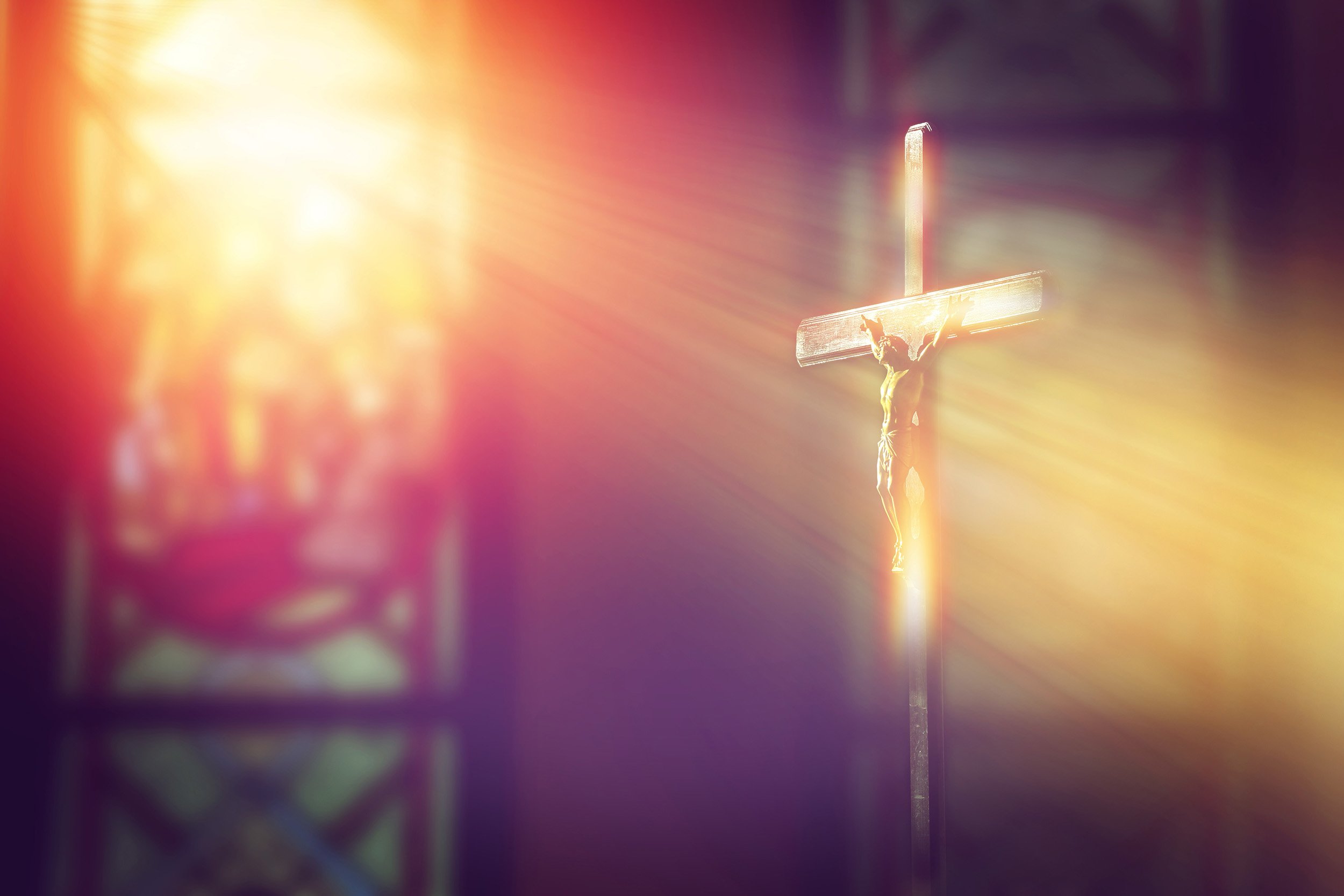 White County Catholic banner